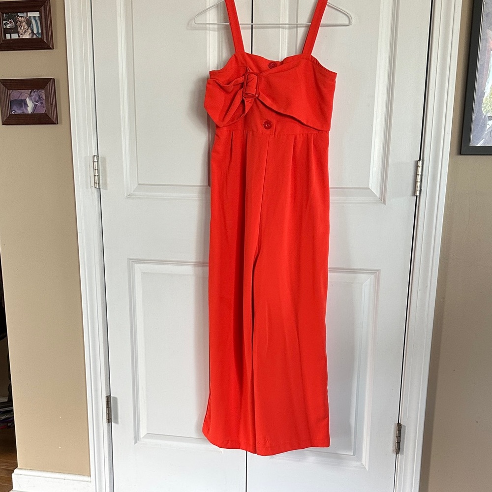 Habitual Bold Red Jumpsuit